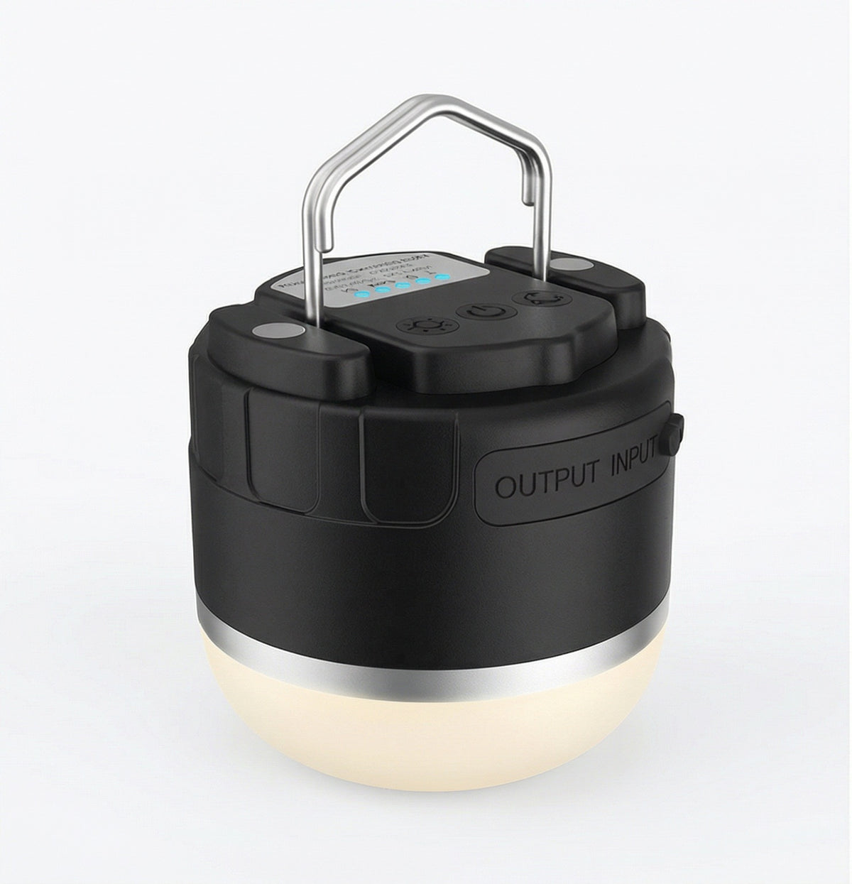 Rechargeable LED camping lamp by HOT PRICE, showcasing a bright light and portable design for outdoor adventures.