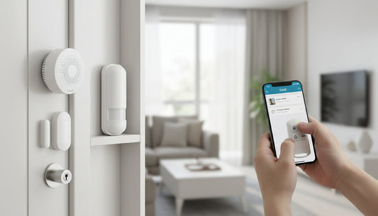 Reliable and smart the SanJie Home Security Alarm System offers Wi-Fi control, door and window sensors, motion detection, a loud siren, and remote access for easy 24/7 home protection