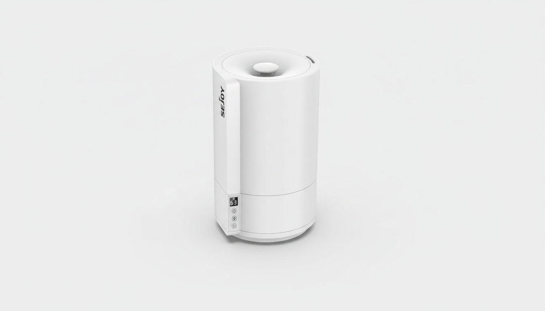 Ultrasonic Intelligent Humidifier 4L: quiet, smart humidity control, large tank, touch LED display, 7-color night light.