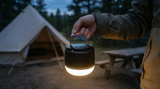 Portable and durable the LED Camping Rechargeable Lamp provides bright, stable light long battery life multiple modes and USB rechargeability, making it perfect for camping, hiking, emergencies, and outdoor adventures