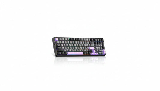 Silent smooth typing with RGB backlighting and flexible connectivity modes for work and play