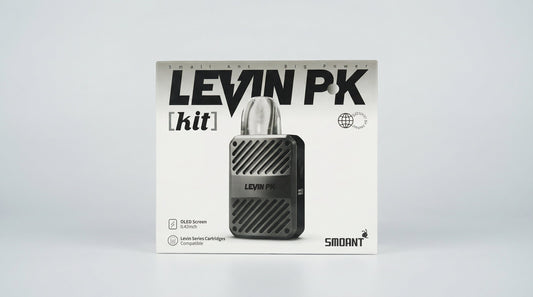 LEVIN PK Pod System – refillable 3ml pod, 1000mAh battery, compact, button-free, simple daily vape.