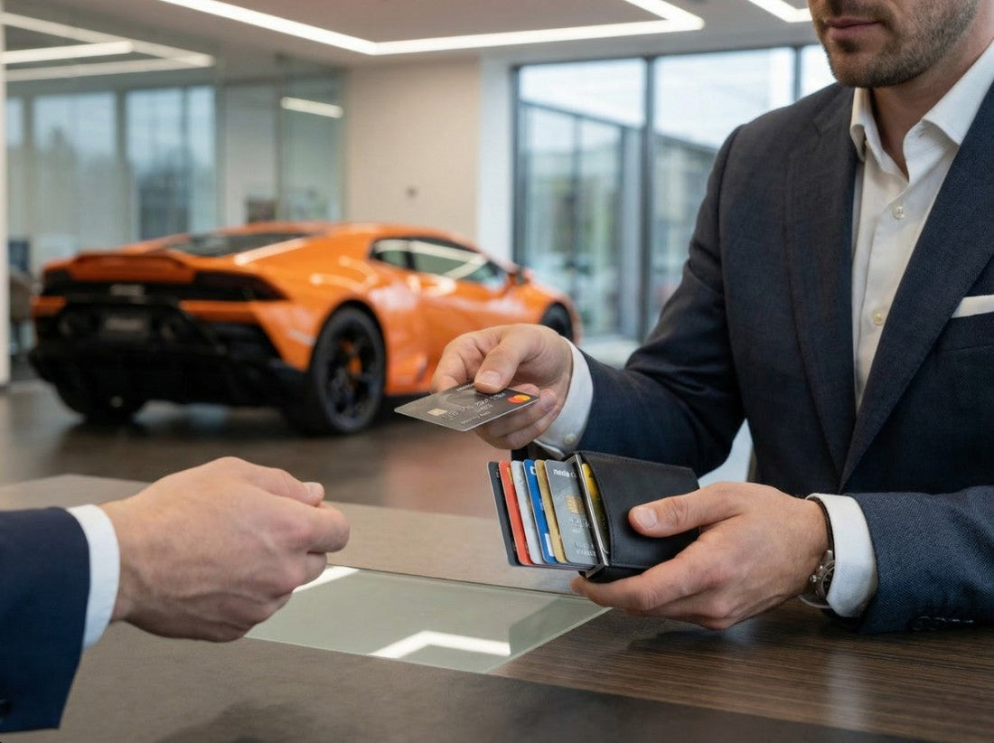 Compact secure and efficient the DONBOLSO Austin Wallet offers push-up card access RFID protection and smart storage for cash and essentials in a sleek minimalist design perfect for travel commuting and everyday use