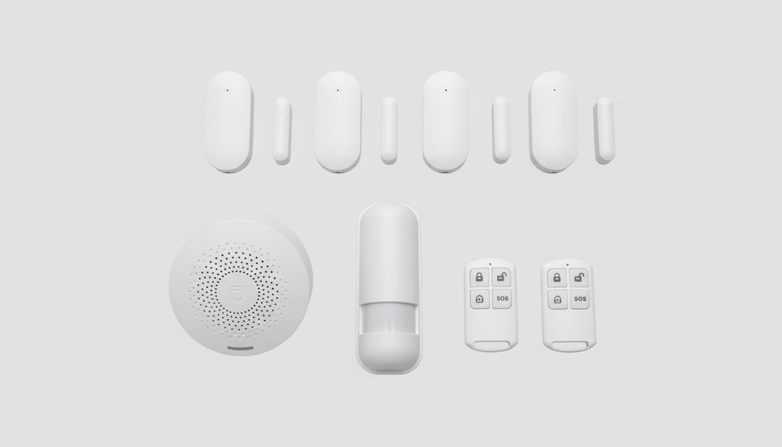 Smart and reliable the SanJie Home Security Alarm System offers Wi-Fi control via the TUYA app, door and window sensors, a PIR motion detector, instant smartphone alerts, a loud siren, and wireless installation for comprehensive home and office protection