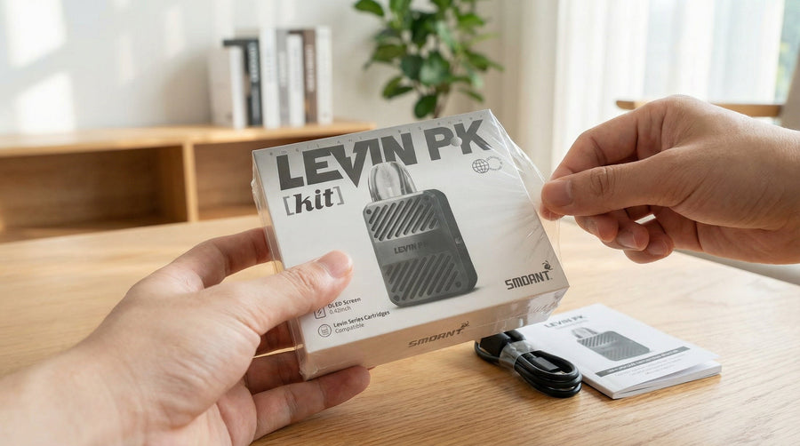 LEVIN PK Pod – refillable 3ml pod, 1000mAh battery, compact, button-free, simple daily vaping.