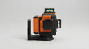 Takamine Tech3x360 TT12LS – 3D green laser with 12 lines, self-leveling, 360° projection, ±2 mm accuracy, up to 60 m range.