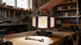 SYLSTAR 30W LED light emitting 3000 lumens, showcasing a sleek design ideal for brightening indoor spaces.