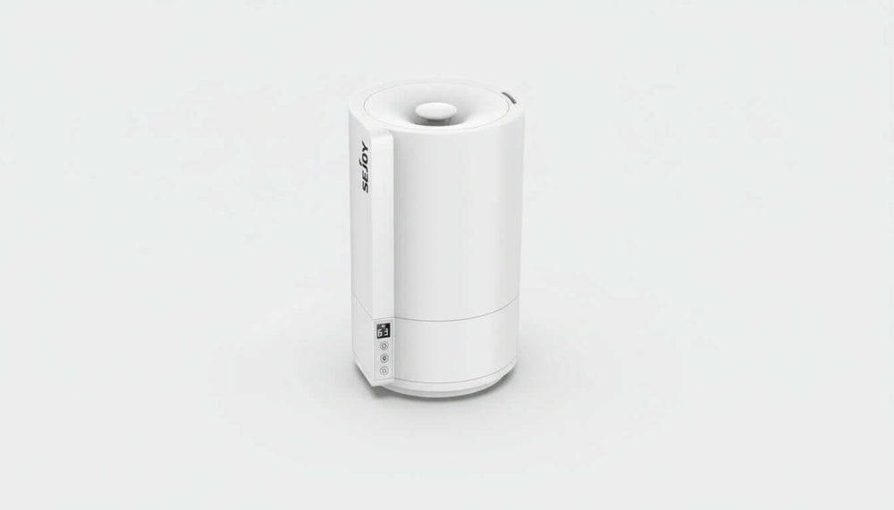 HOT PRICE Ultrasonic Intelligent Constant Humidifier 4L in a sleek design with visible water tank and control panel.