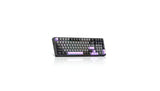 Wireless mechanical gaming keyboard by HOT PRICE with vibrant RGB backlighting and sleek design.