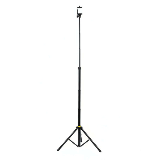 Selfie tripod with durable aluminium construction and non-slip feet, designed for smartphones, by HOT PRICE.