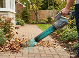 HOT PRICE cordless leaf blower with 40m/s airflow, 330 CFM, 5-speed settings, and reversible handle for versatile yard cleanup.