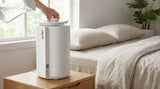 HOT PRICE Ultrasonic Intelligent Constant Humidifier 4L in a modern design with visible water tank and control panel.