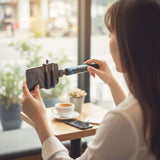 Selfie tripod with durable aluminum construction and non-slip feet, designed for smartphones by HOT PRICE.